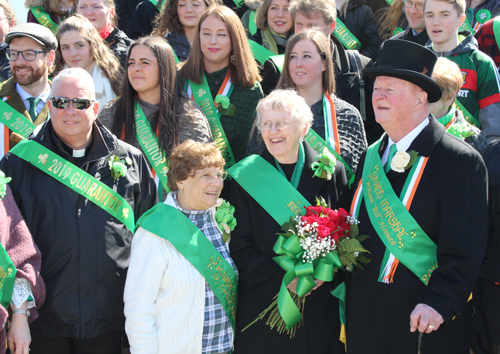 St Patrick's Day Parade kickoff from the Cosgrove steps